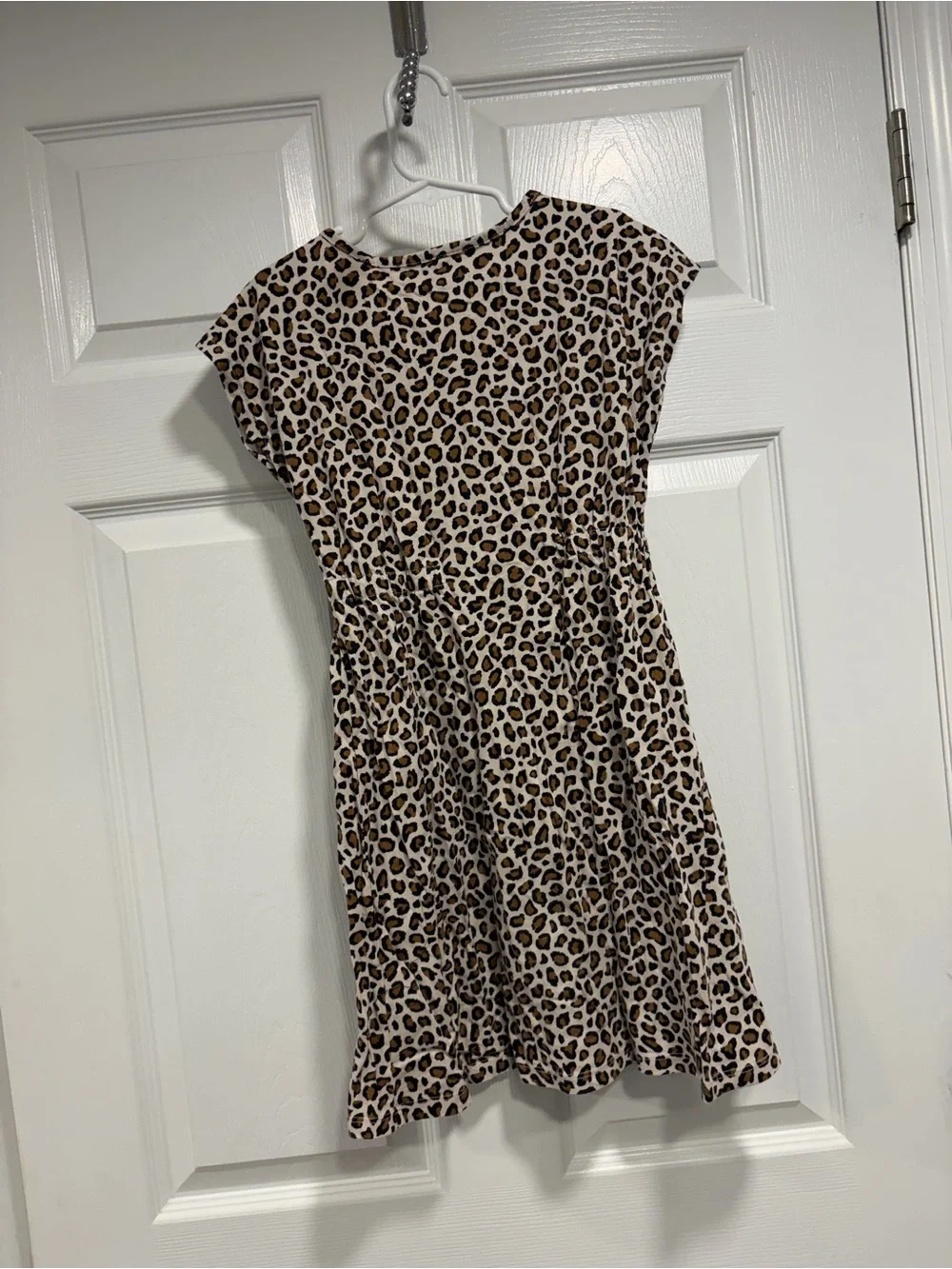Old Navy Girls Leopard Print Dress in Brown and Black